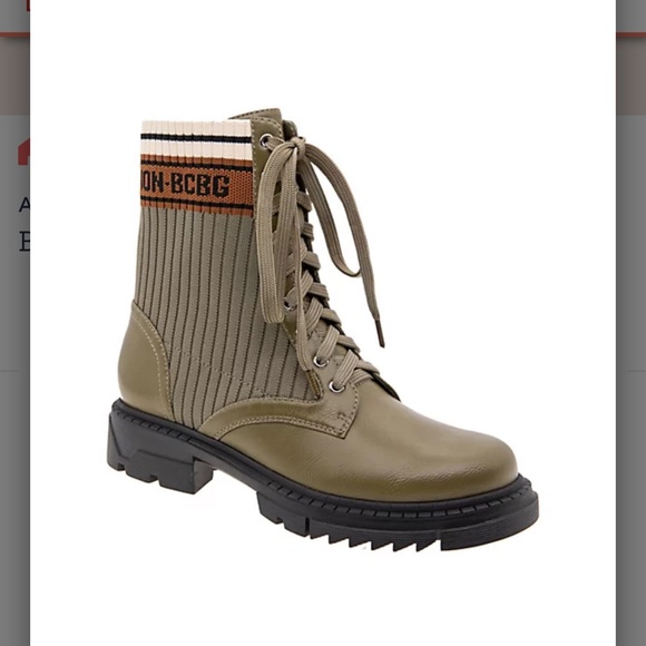 Beautiful combat boots with gorgeous army green color - Picture 4 of 9